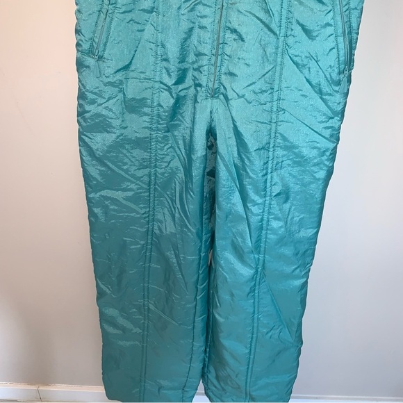 Euroski Teal Snow Bib Overalls Winter Ski Snowboard - Picture 9 of 11